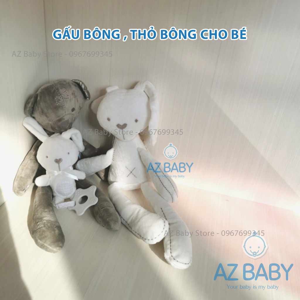 Thỏ Bông Trắng Papas &amp; Mamas xuất khẩu Anh quốc - AZ Baby DC004