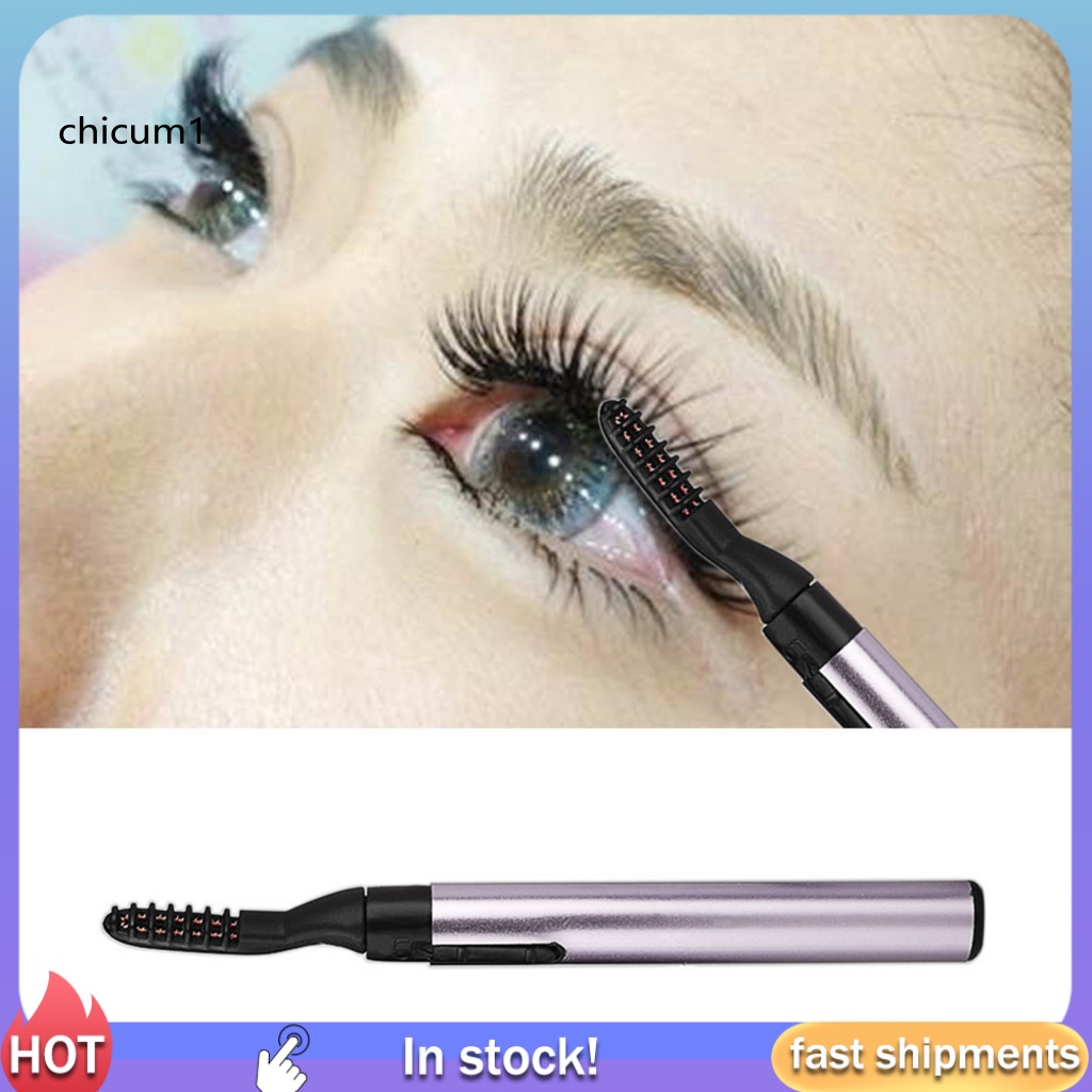 Máy Uốn Lông Mi Chạy Điện Không Gây Kích Ứng Tiện Dụng