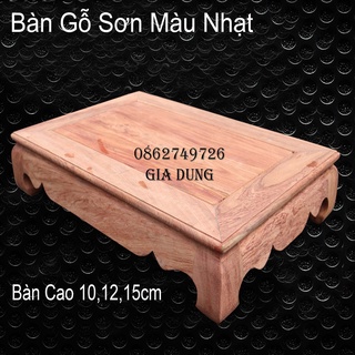 Bàn osin gỗ hương,bàn trà hoặc kê vật dụng thờ cúng bàn cơm gỗ hương cao 10cm