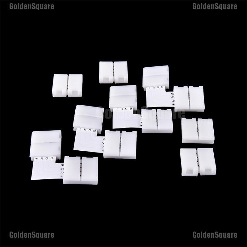 Set 10 Đầu Nối 4-PIN RGB Mini Dành Cho Dây Đèn LED RGB 5050 10mm