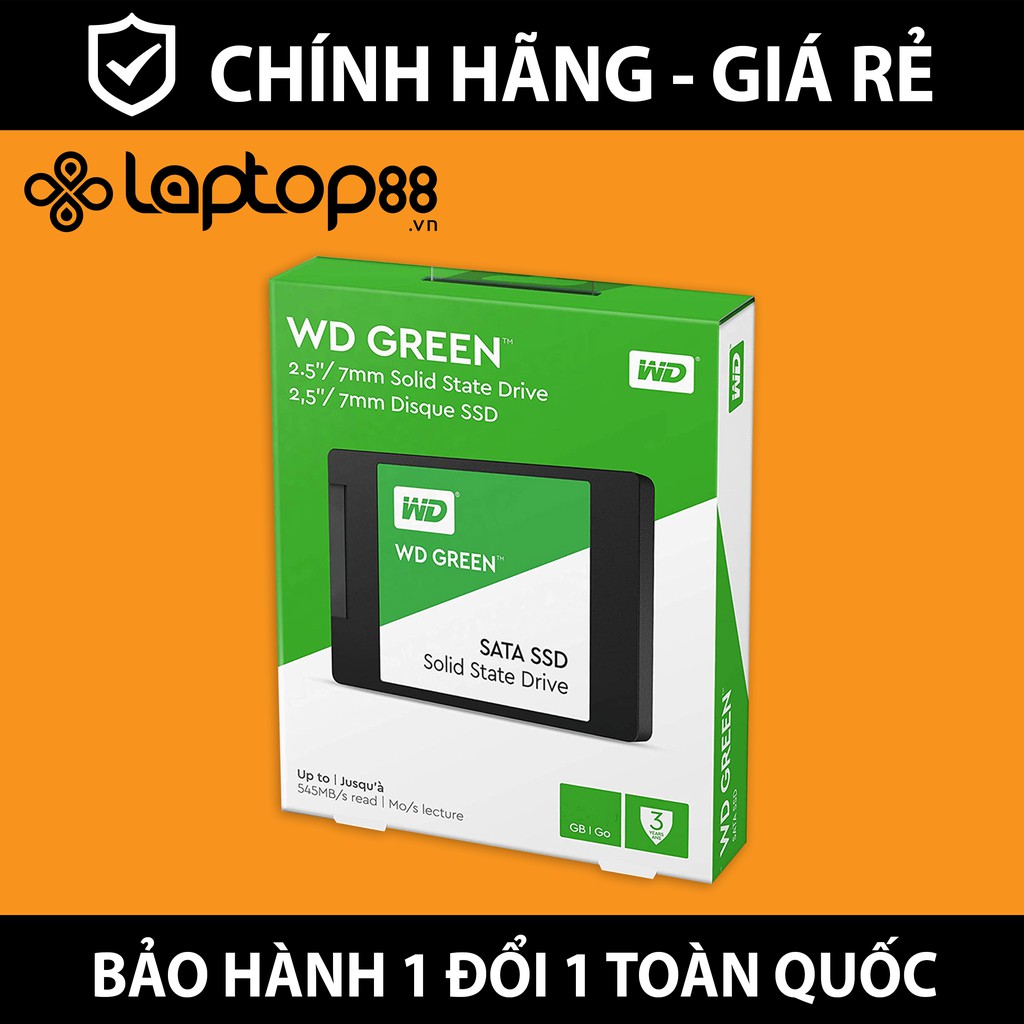 Ổ cứng SSD 2.5 inch / NVMe PCIe  120GB/ 240GB WD Green - Hàng chính hãng- Bảo hành chính hãng 36 tháng  1 đổi 1 | WebRaoVat - webraovat.net.vn