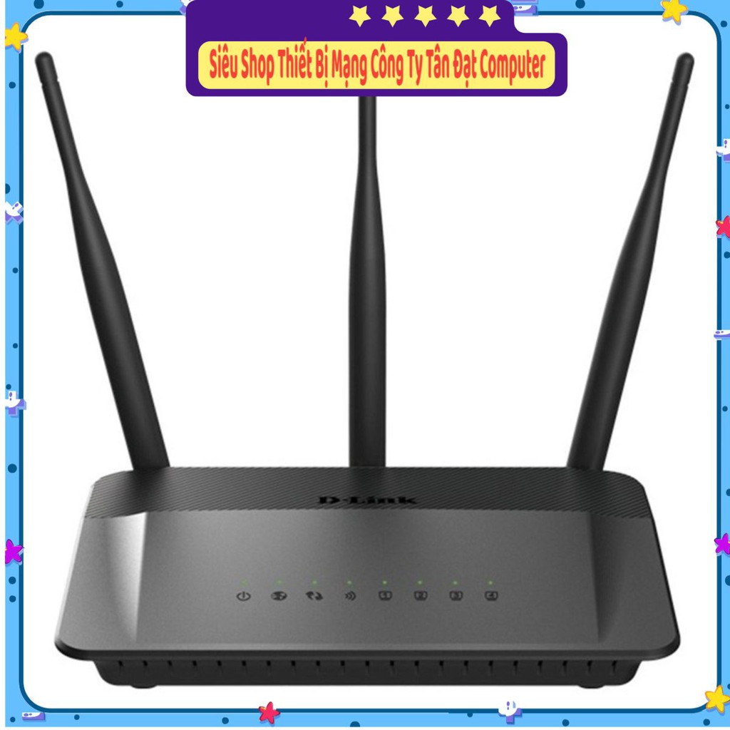 ( Siêu Rẻ ) Bộ Phát Wifi Chuẩn AC750 DLink DIR-809 (Đen) - Bảo Hành 24 Tháng