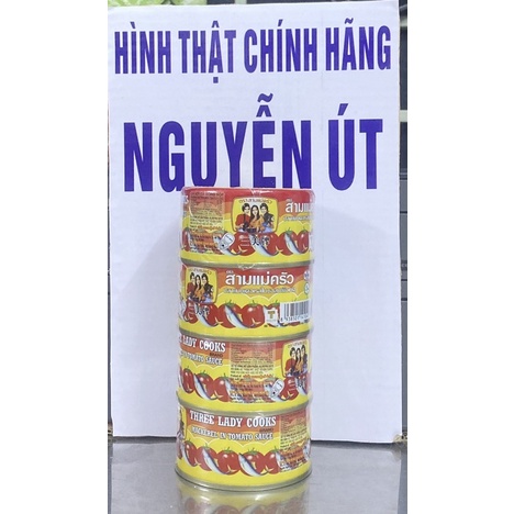 Cá nục sốt cà 3 cô gái 4 hộp 190g