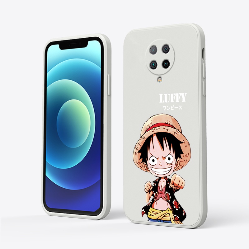 Ốp Điện Thoại Hình Luffy Dễ Thương Cho Xiaomi Redmi 9T K30 K40 K20 Pro Pocophone Poco F2 Phone Casing  Silicon Fashion Camera Lens Protector Full Cover simple Liquid silicone Cases