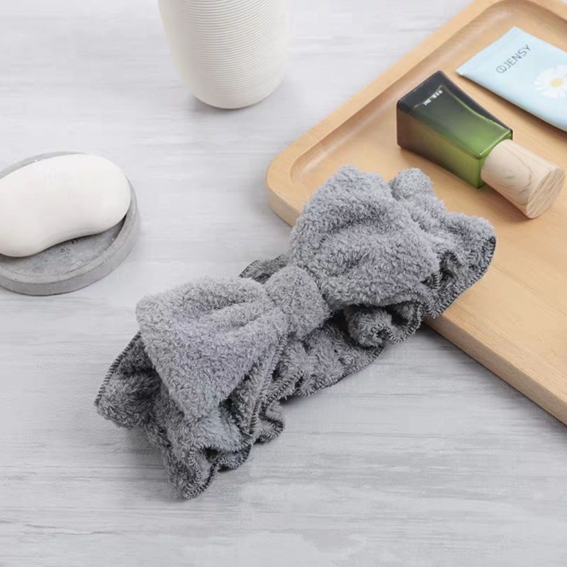 Băng Đô Rửa Mặt Thắt Nơ Kiểu Hàn Quốc Đơn Giản