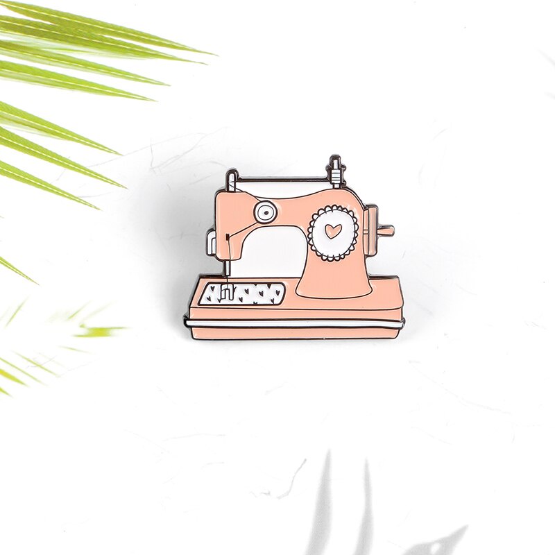 Ghim Cài Áo Hình Máy May Hoạt Hình Dễ Thương Đáng Yêu