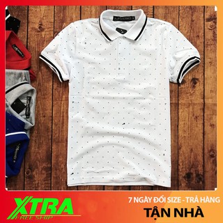 Áo thun polo nam họa tiết chấm bi cao cấp MFP337
