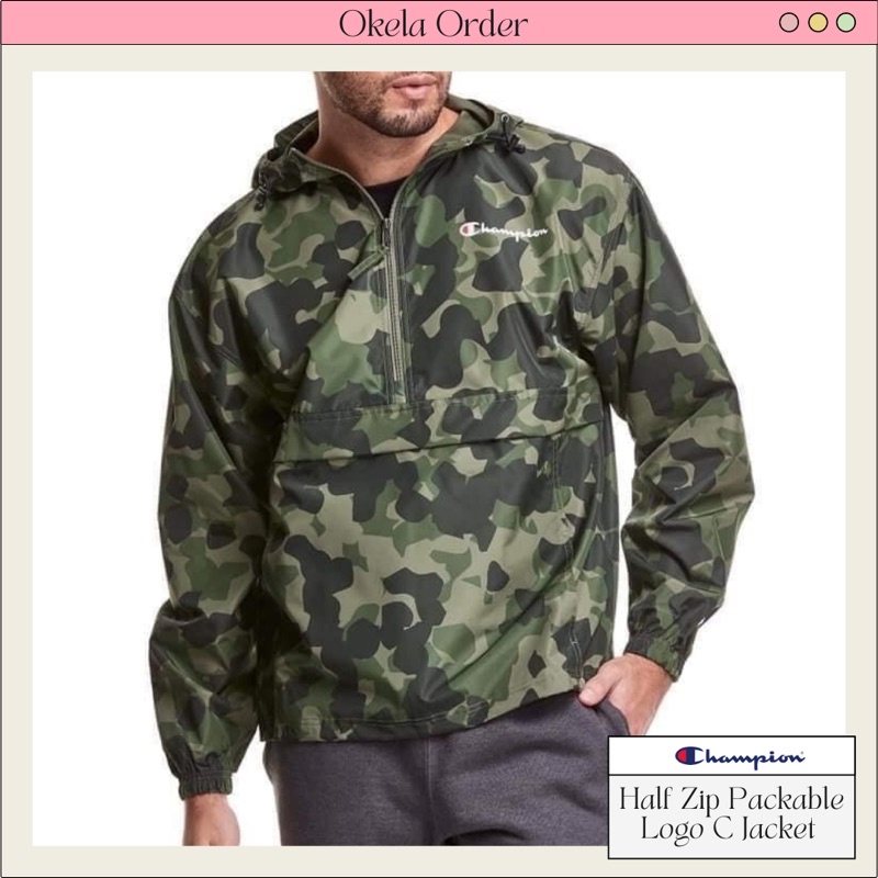 Áo khoác Jacket Champion packable chính hãng