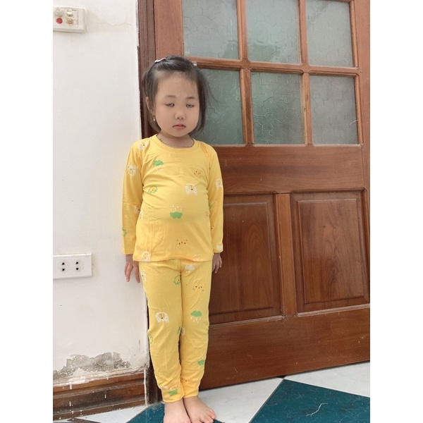 Bộ dài thun lạnh điều hoà bé trai/bé gái (7-17kg)