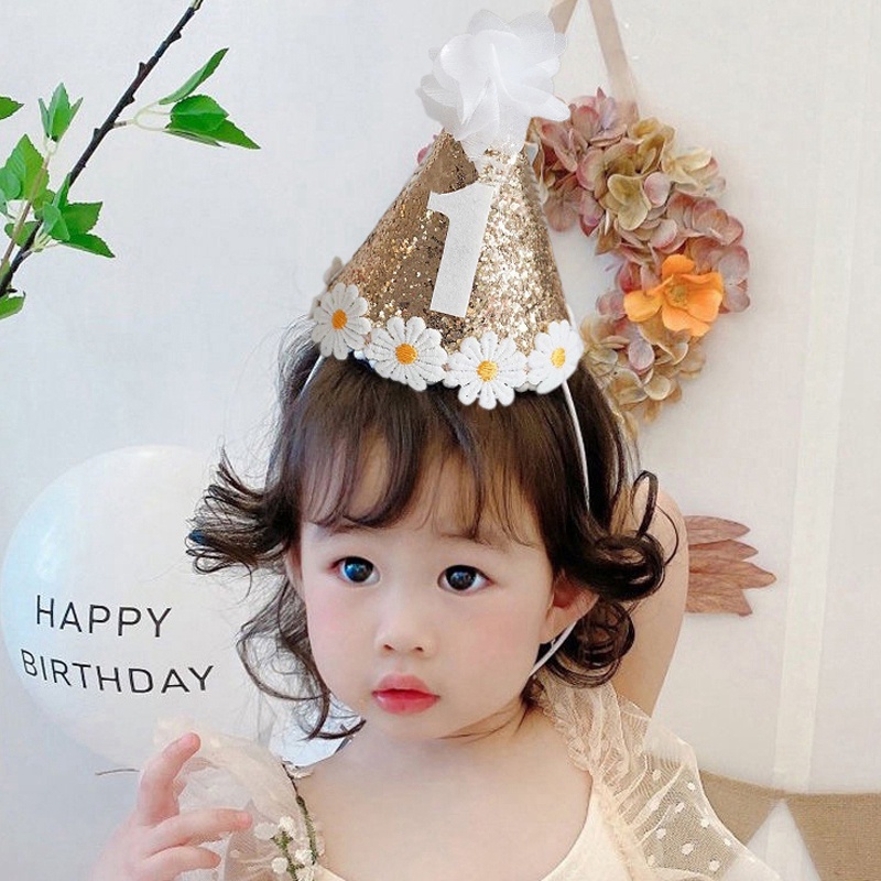 Mũ Sinh Nhật Họa Tiết Chữ Happy Birthday Cho Bé