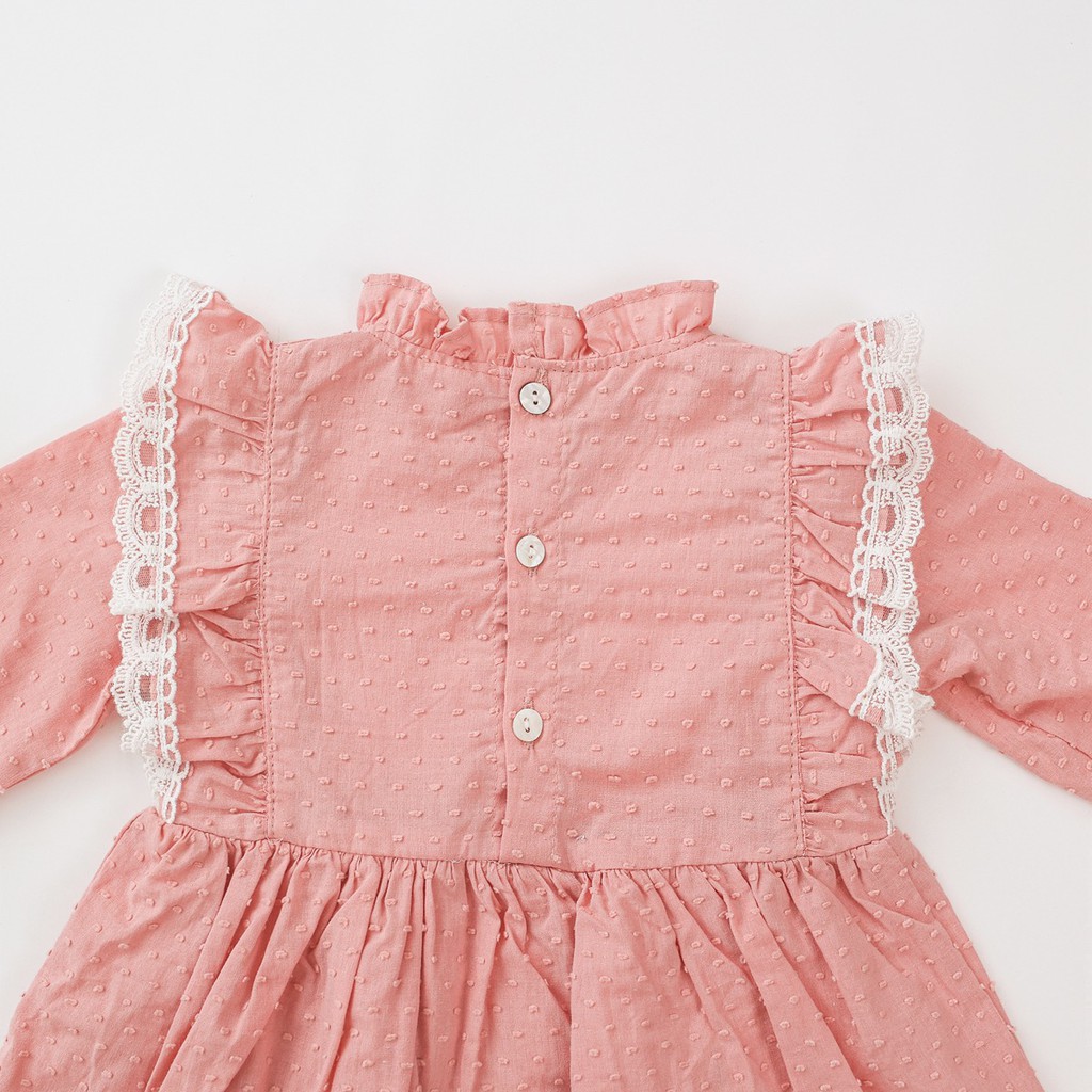 Sanlutoz Tay áo dài Em bé Cô gái Bộ bodysuit Dễ thương Bông Công chúa