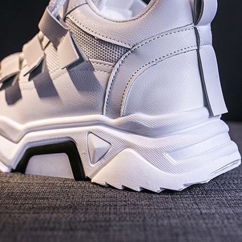 Giày thể thao sneaker đế độn, Giày nữ ulzzang phong cách Hàn Quốc 2023 màu đen hồng trắng size 36-40