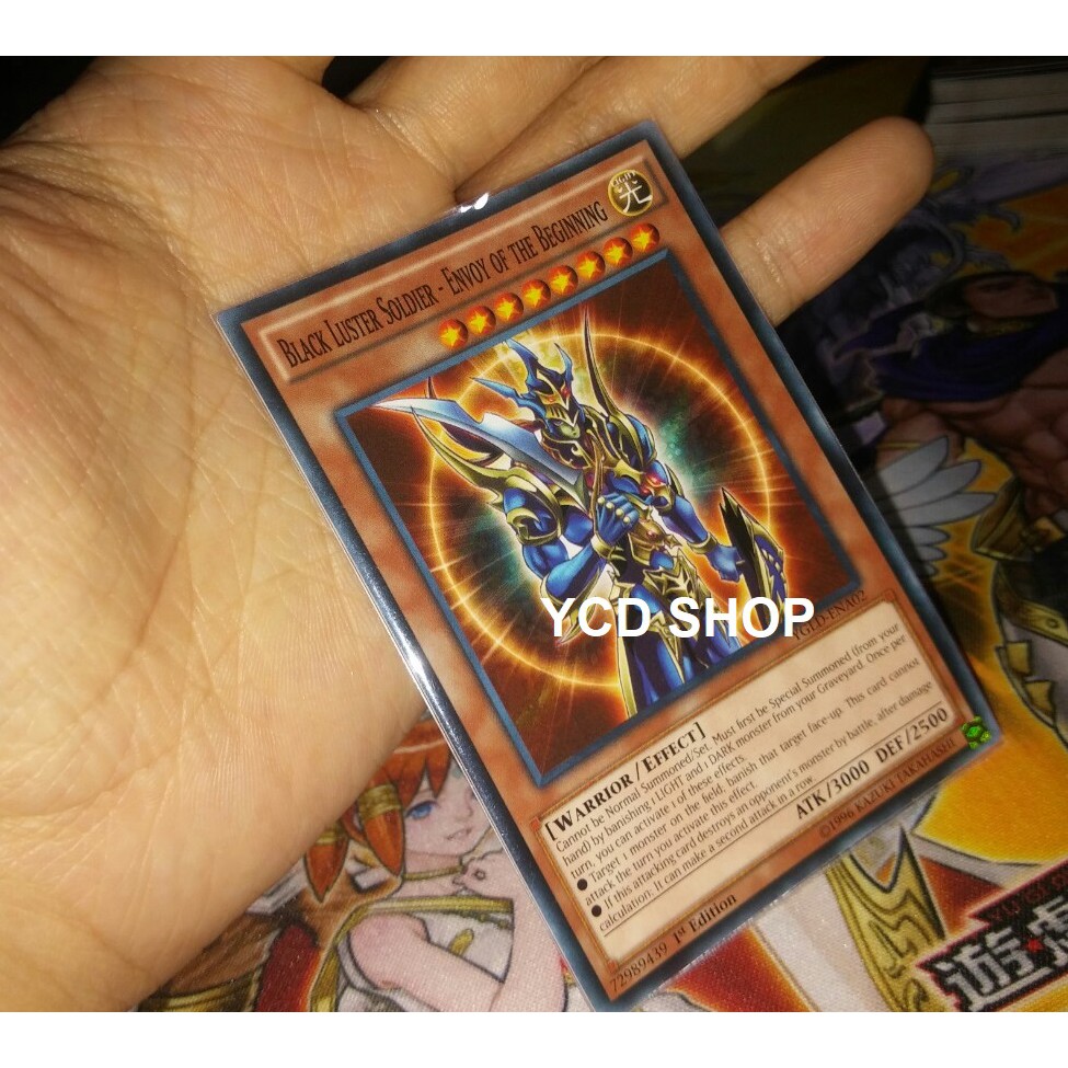 Thẻ bài Yugioh chính hãng Black Luster Soldier - Envoy of the Beginning- Common