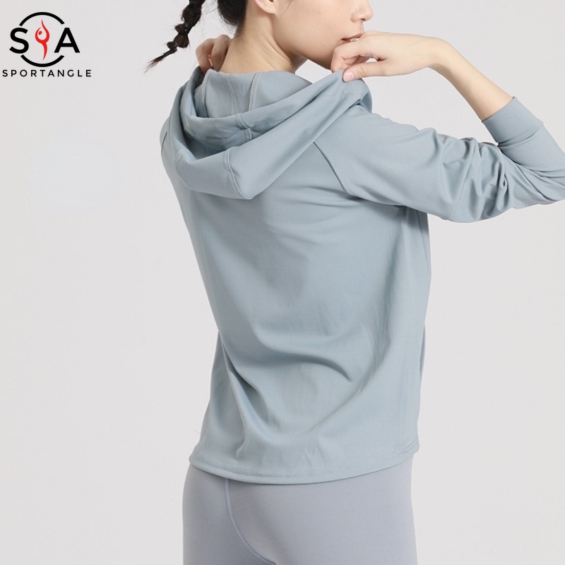 Áo khoác thể thao nữ nhanh khô nhẹ thoáng khí