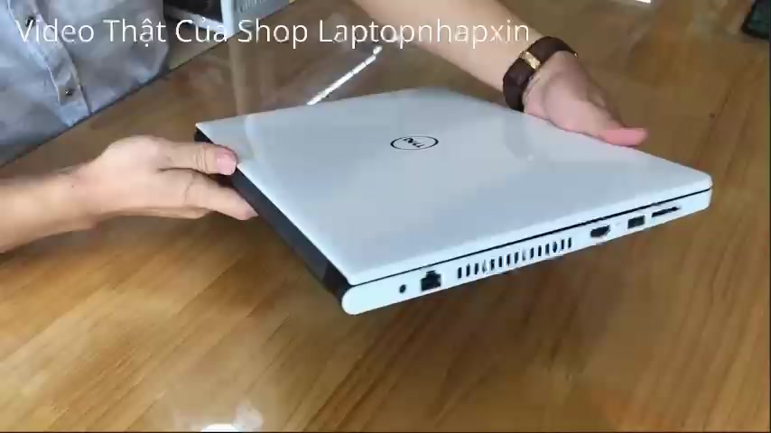 Laptop Cũ Rẻ Dell Core i3 thế hệ 7 / Ram 8Gb/Ổ SSD 256G/ Màu Trắng đẹp lung linh / Chạy 24/24 | BigBuy360 - bigbuy360.vn