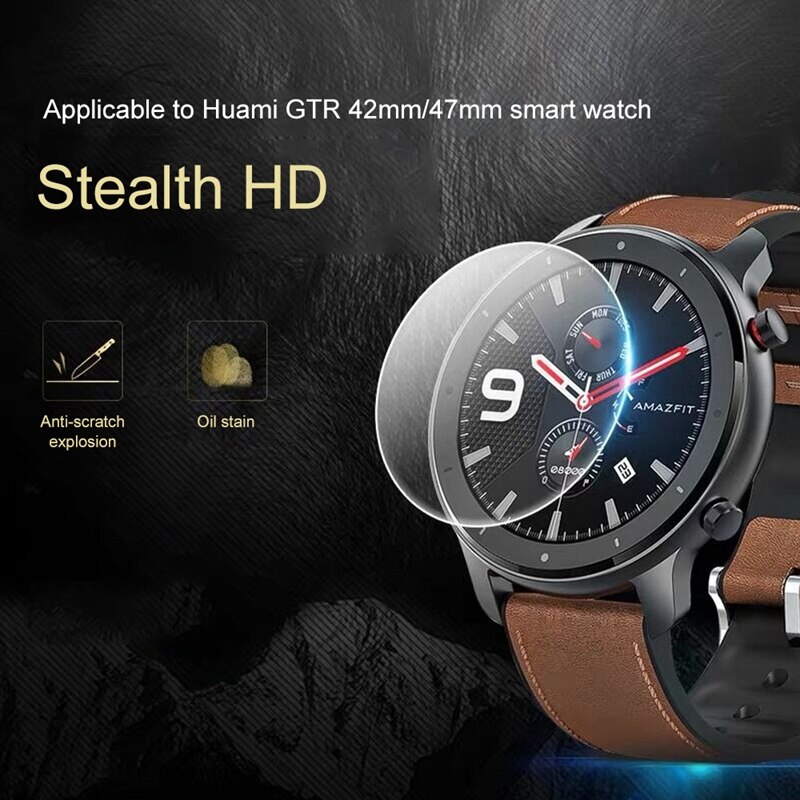 AMAZFIT XIAOMI Kính Cường Lực Bảo Vệ Màn Hình Cho Đồng Hồ Amazfit Gtr 47 Xiaomi Amazfit Gtr 47mm 42mm