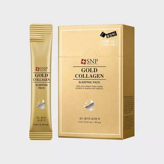 Mặt nạ ngủ SNP Gold Collagen Sleeping Pack 100g