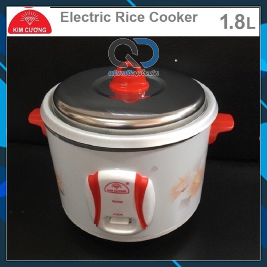 Nồi Cơm Điện Kim Cương 1,8 lít - Siêu Tiện Lợi Cho Mọi Gia Đình
