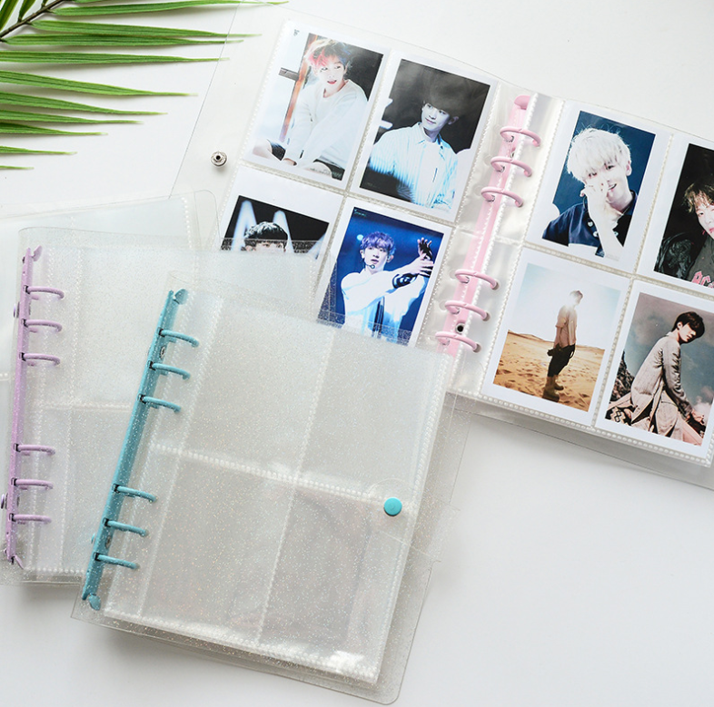 3inch 5inch 200 Pockets Colorful Binder Photo Album Jelly Color for Photocards Lomo Cards Mini Instax Polaroid Card