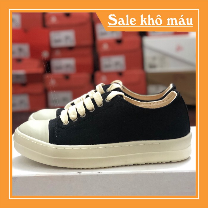 Giày Rick Owen, Giày Sneaker RO Thấp Cổ Đế Thơm Hương Vani Hot Nhất 2021 Đủ Size Nam Nữ