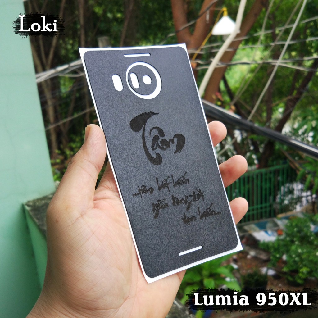 Dán da Nokia Lumia 950/950XL theo yêu cầu