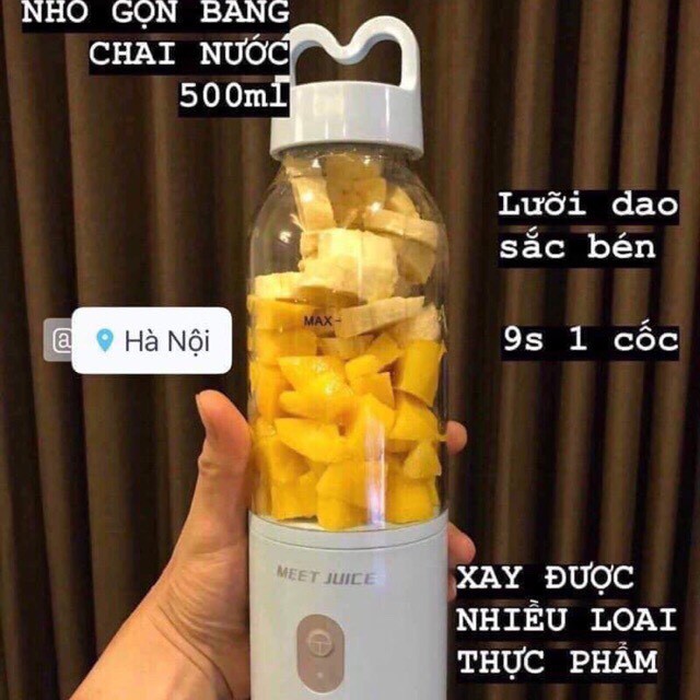 Máy xay sinh tố cầm tay mini, Máy xay cầm tay Juice Meet