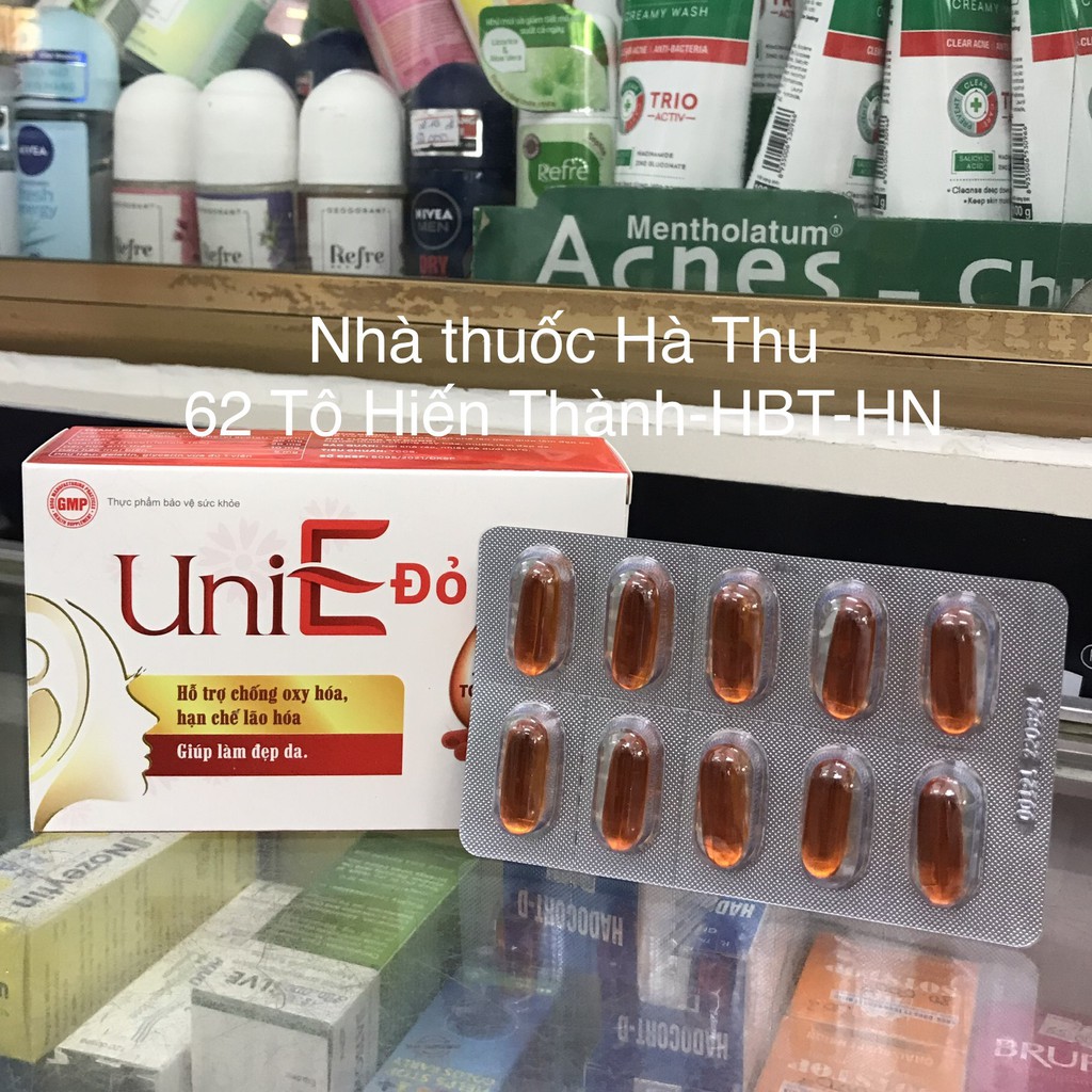 Viên uống UNIE ĐỎ- Hỗ trợ chống oxy hoá , hạn chế lão hoá & giúp đẹp da