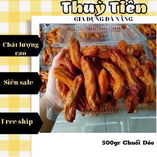 500gr chuối sấy dẻo nguyên trái