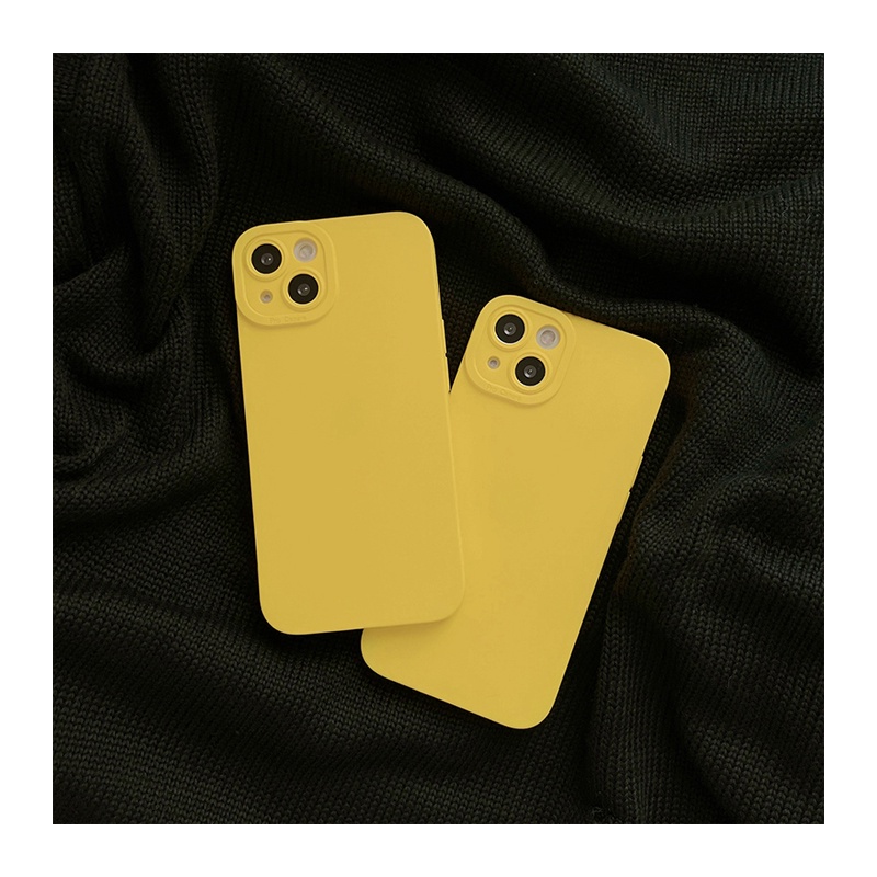Ốp Điện Thoại Silicone Mềm Màu Kẹo Bảo Vệ Toàn Diện Cho Apple 13 promax 12 11 Pro Max mini X XR XS Max 7 8 Plus
