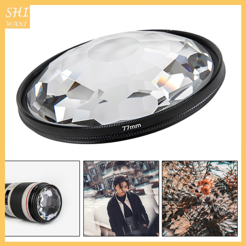 [In Stock]Camera Glass 77mm Kaleidoscope Prism Filter Photography Accesories