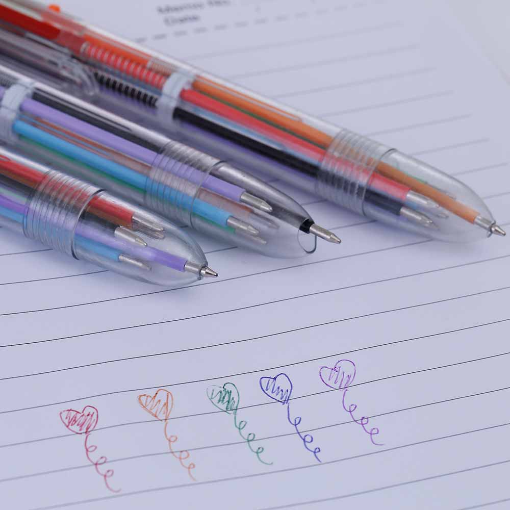 Bút bi nhiều màu thiết kế 6 trong 1 độc đáo