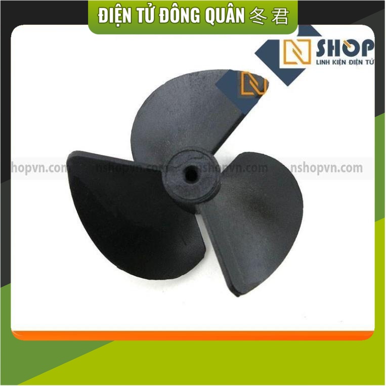 Chân vịt 3 lá trục 2mm sử dụng cho các tàu mô hình chất liệu nhựa đường kính 40mm [ĐIỆN TỬ]