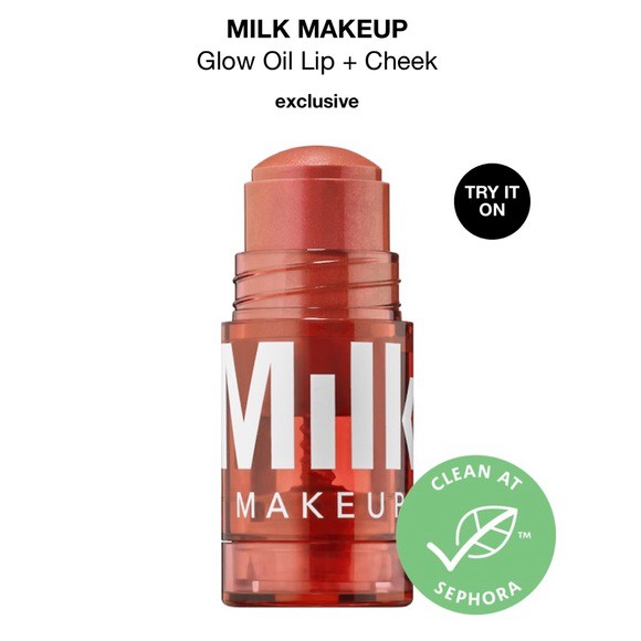 Má hồng dạng thanh MILK MAKEUP Glow Oil Lip + Cheek Màu Glimmer