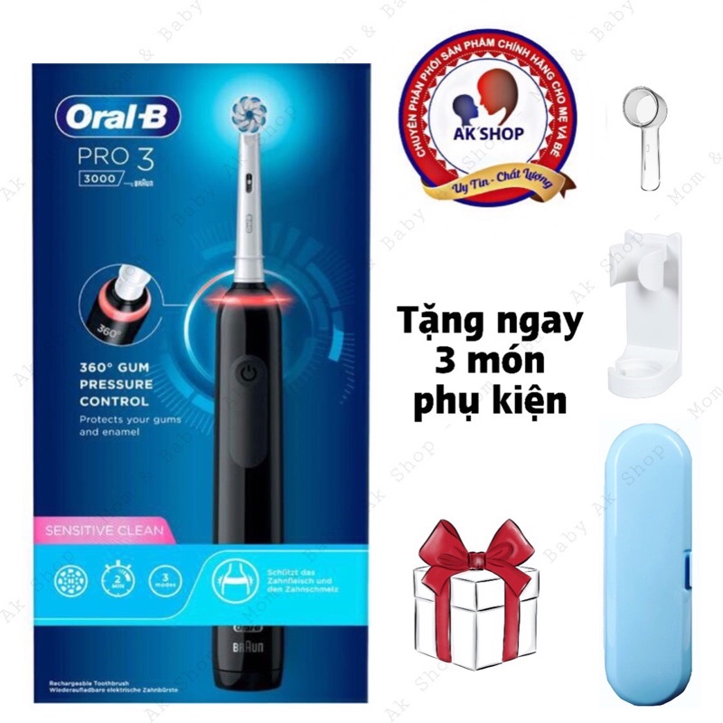Bàn chải điện Oral-b Pro 3 3000 Oral - B hàng chính hãng Made in Germany