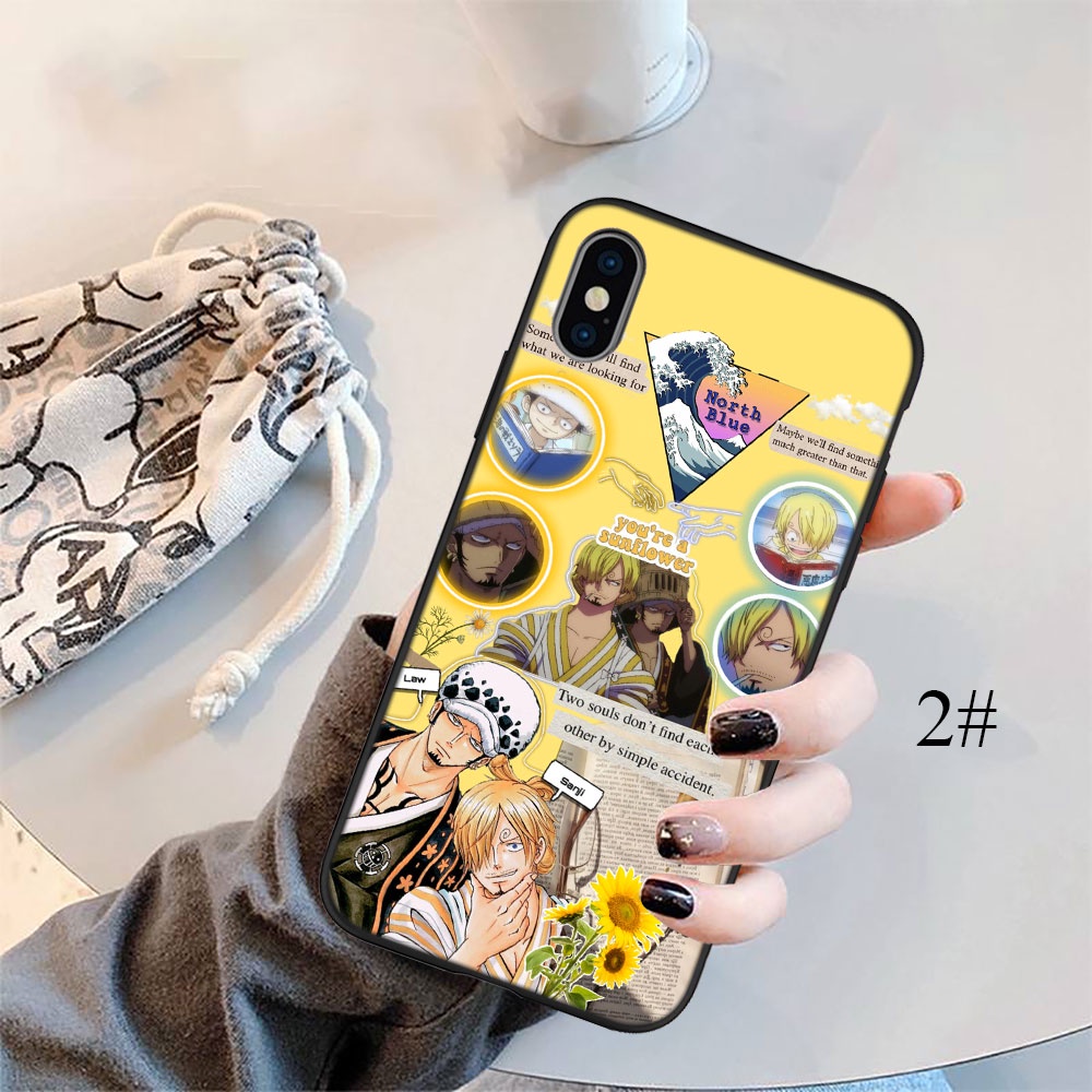 Ốp Điện Thoại Họa Tiết Hoạt Hình One piece Sanji Cho Iphone 5 5S 6 6S 7 8 11 Pro Max Plus SE XR IX13