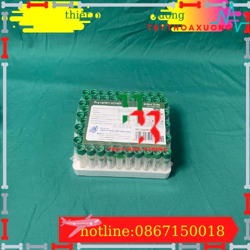 Ống Nghiệm Glucose nắp xám 1ml dùng xét nghiệm dường huyết