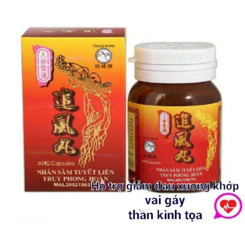 Viên uống NHÂN SÂM TUYẾT LIÊN TRUY PHONG HOÀN