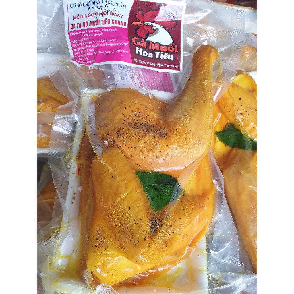 Gà muối hoa tiêu - Gà ủ muối tiêu - Gà đồi nổ tiêu chanh - Ship HCM siêu tốc 1-2h | BigBuy360 - bigbuy360.vn