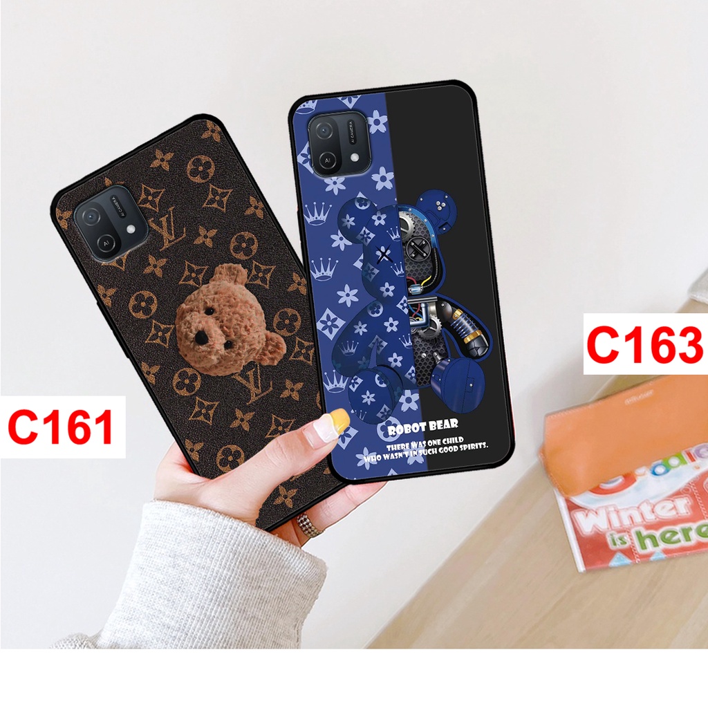 Ốp lưng Oppo A16k in hình gấu bearbrick thời trang cao cấp. ốp oppo a16k rẻ bền đẹp.