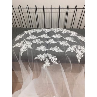 Voan Cô Dâu 3m Có Lược Cài