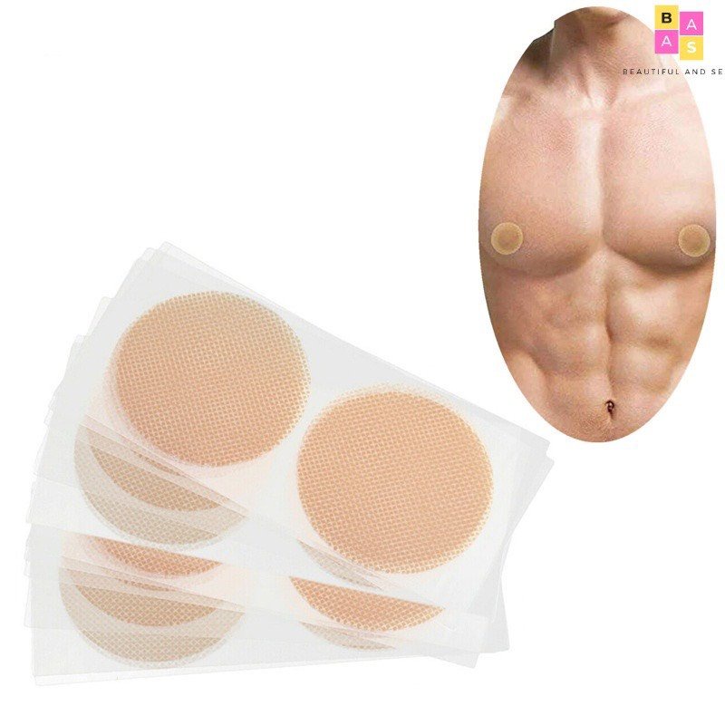 Set 10 miếng dán che ti ngực dành cho nam giới YUKI STORE 0141