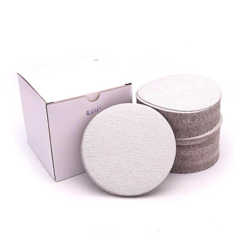 10 tờ giấy nhám tròn trắng 75mm  chuyên dùng đánh bóng, làm sạch đồ gỗ, mây, tre đan, thủ công mỹ nghệ