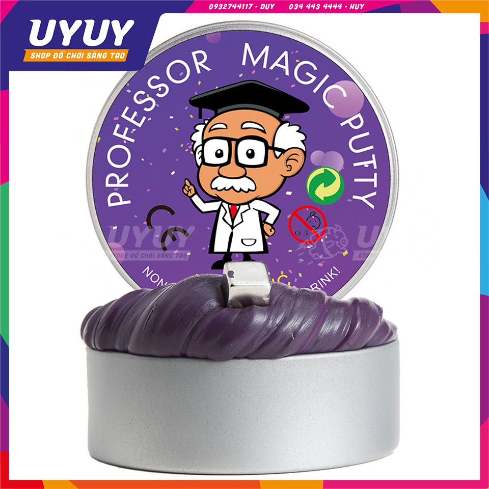 Đất Sét Biết Suy Nghĩ 🕸️Siêu Độc Đáo🕸 Slime Chất Dẻo Ma Thuật Từ Tính và Đổi Màu