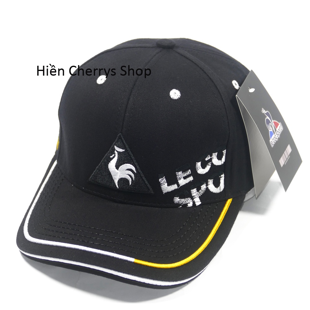 Nón kết KaKi thêu hình Con Gà kiêu LE CO SPO cao cấp, khóa gài - Kiểu dáng thời trang cá tính thích hợp cả nam và nữ.