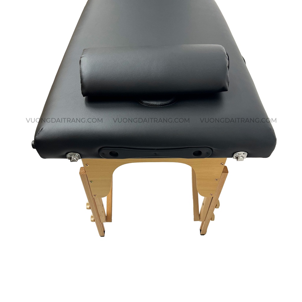 Giường Vali chân gỗ không phụ kiện, giường chuyên dụng cho spa, phun xăm thẩm mỹ ( 60x185 ).