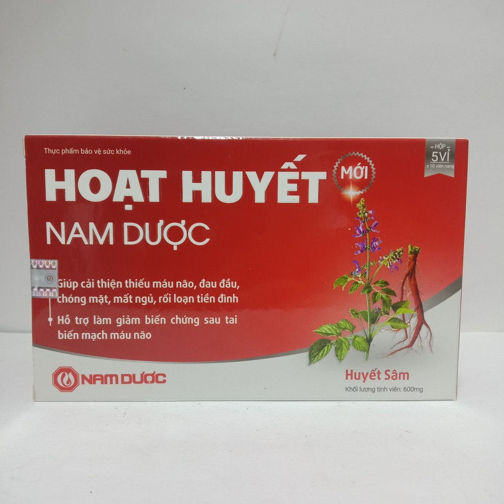 HOẠT HUYẾT NAM DƯỢC HỘP 5 VỈ