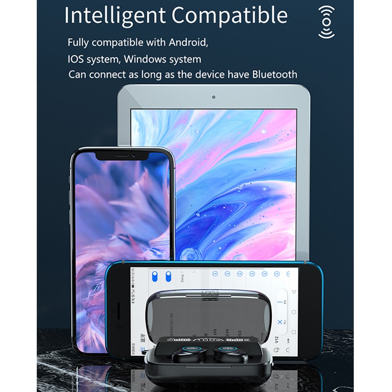 Tai Nghe Vitog TWS Bluetooth Điều Khiển Cảm Ứng Chạm Không Dây
