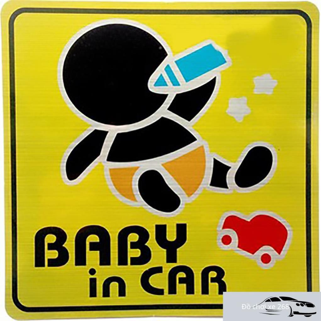 Tem Baby in Car dán đuôi cho xe ô tô, nhiều mẫu đáng yêu để lựa chọn | BigBuy360 - bigbuy360.vn