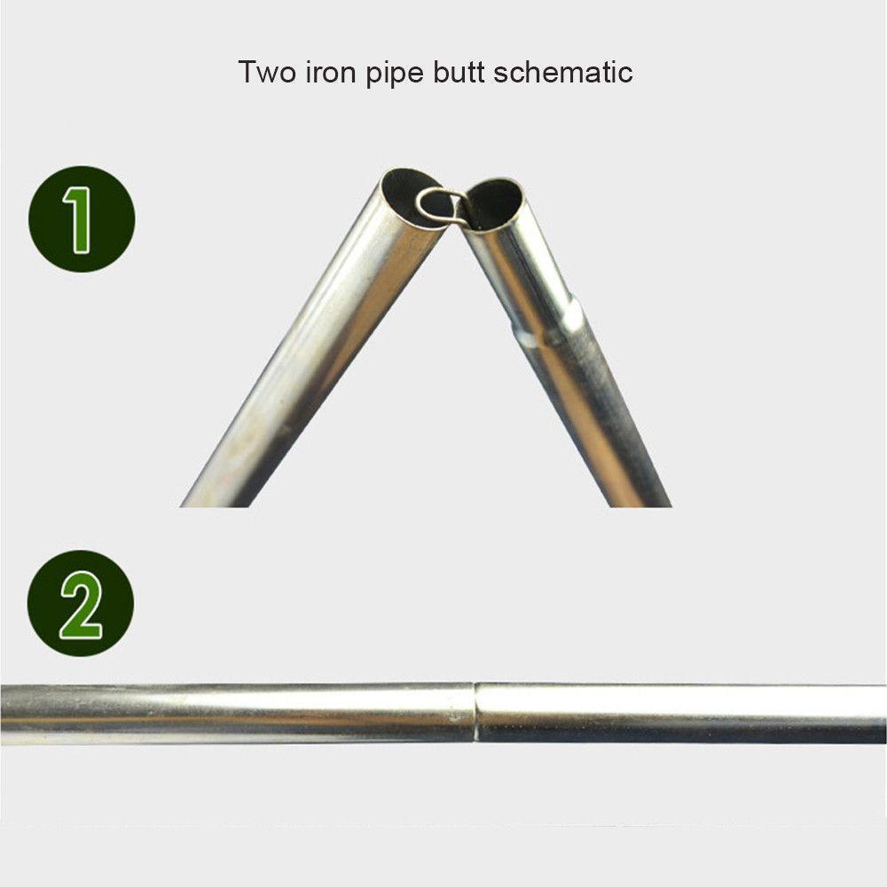 ☆YOLA☆ 8PCS Bar Travel Sun Shelter Support Rod Tarp Beach Aluminium Alloy Tent Poles Ultralight Camping Hiking Tent Accessories Folding Outdoor