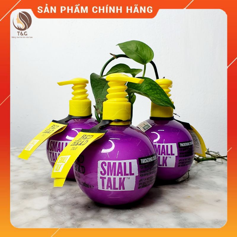 Gel tạo kiểu giữ nếp tóc Bed Head Tigi Small Talk 240ml tạo độ phồng cho tóc chính hãng